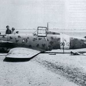 Macchi MC.202 Folgore, 4° Stromo, 10° Gruppo, 90° Squadriglia, no.90-12, 1942