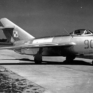 Lim-2 "Red 903" of the Polish AF