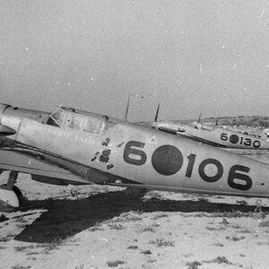 Bf 109E no. 6•106 and 6•130, Spain