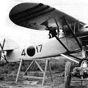 PWS-10 no. 4-17 of the Spanish AF