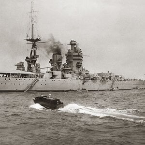 HMS Rodney in 1937