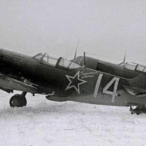 Lavochkin La-7 "White 14", of the "Горьковский рабочий" squadron, 1944