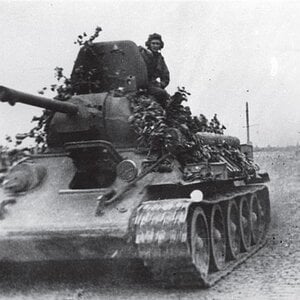 T-34/76 of the Polish 1st Armoured Brigade en route