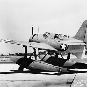 Curtiss Helldiver XSB2-C2 Seaplane 1942 (3)