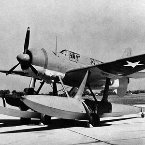 Curtiss Helldiver XSB2-C2 Seaplane 1942 (1)