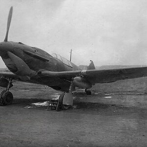 LaGG-3  with additional fuel tanks