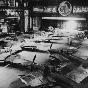 Ilyushin Il-2 assembling line, the factory no.1