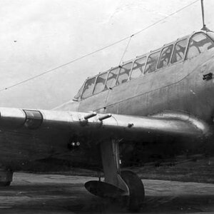 S.A.Kocherigin BSh-1, a soviet licenced built Vultee V-11G (1)