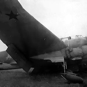 Ilyushin DB-3F of the 100 DBP crashed during taking off