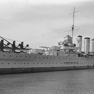 HMAS Canberra, the County-Class heavy cruiser (2)
