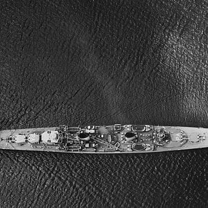 HMAS Perth light cruiser in March 1940