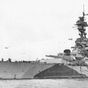The soviet battleship Arkhangelsk (ex HMS Royal Sovereign, the Revenge-class), 1944 (3)