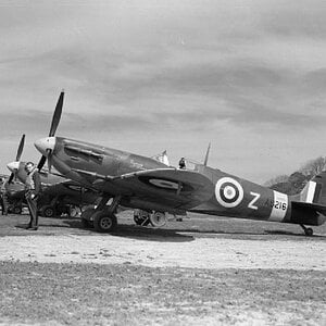 Spitfire Mk.V of the no. 91 Squadron RAF, 1942