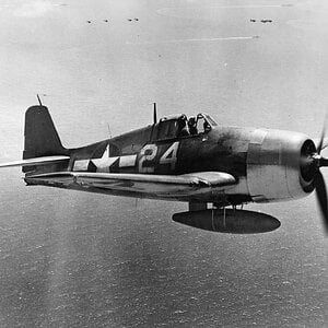 Grumman F6F-3 Hellcat "White-24", VF-9