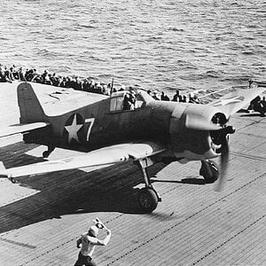 Grumman F6F-3 Hellcat "White-7", VF-9