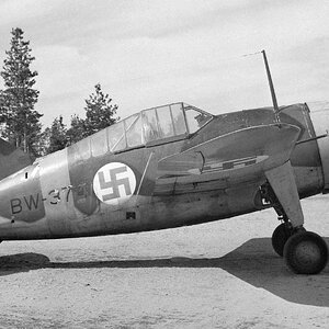 Brewster Buffalo, BW-374, 2/LeLv 24, Finnish AF, 1943
