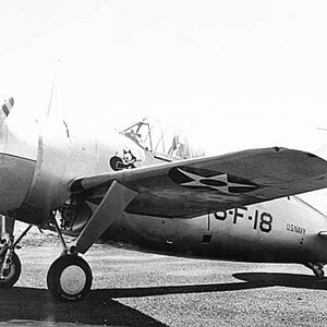 Brewster F2A-1 Buffalo, code 3-F-18, VF-3, 1940 (4)
