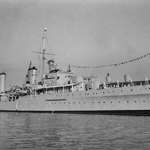 HMS Apollo (later HMAS Hobart (D63)) light cruiser, 1936
