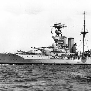 HMS Barham, a Queen Elizabeth-class battleship (2)