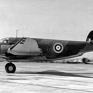 Lockheed Ventura of the RAF during taking off