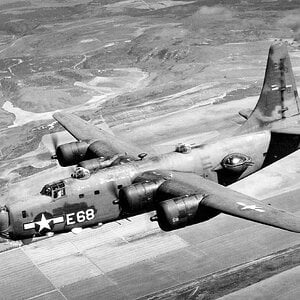 Consolidated PB4Y-2 Privateer, E68 in flight