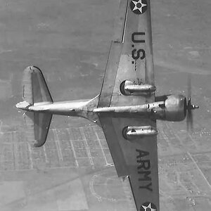 Curtiss P-36A undersides