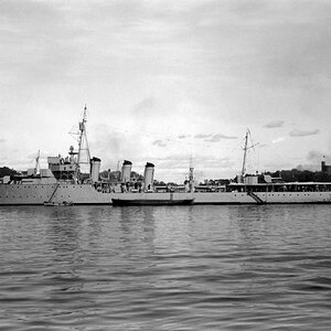 The ORP Burza, the visit of the Polish Navy ships in Stockholm, 1932 (3)
