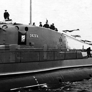 ORP Orzeł, conning tower, the port side view