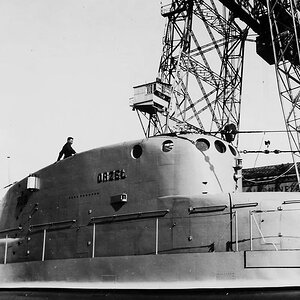 ORP Orzeł, conning tower, the starboard view