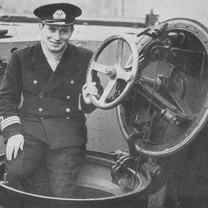 Jan Grudziński, Lieutenant (Navy), the commander of the Polish submarine ORP Orzeł. (2)