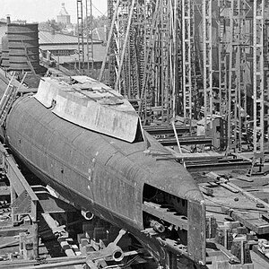 ORP Orzeł under construction at the Dutch shipyard De Schelde in Vlissingen (2)