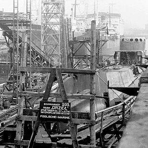 ORP Orzeł under construction at the Dutch shipyard De Schelde in Vlissingen (4)