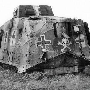 WW1 German A7V tank