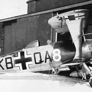 Henschel Hs-123B s/n. 2732  at Prostejov airfield, Czechoslovakia.