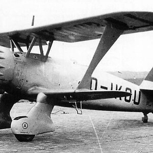 Henschel Hs-123V3 prototype
