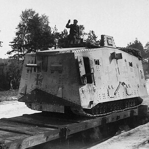 WW1 German A7V tank
