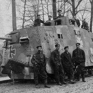 WW1 German A7V tank