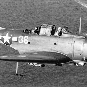 Douglas SBD-5 Dauntless  "White 36" of the VB-10, USS Enterprise (CV-6), 1944