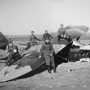 A derelicted Polish Lublin R-XIII, 1939.