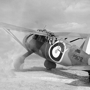 Westland Lysander of the no. 112 Army Cooperation Squadron (RCAF), 1940