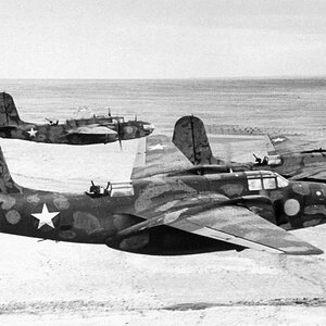 A-20 Boston over Tunisia, February 1943