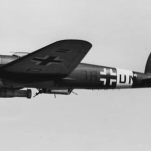 Heinkel He-111 coded  1H+DN, the 5th Staffel of the II./KG26