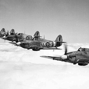 Hurricane Mk.IIC of No.1 Squadron RAF