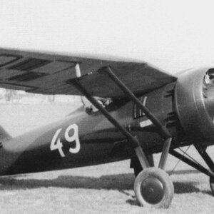 PZL P-7a "White 49", the underwing code 49 U