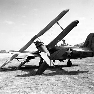 A collision of a P-39 with a Tiger Moth, 1943 (2)