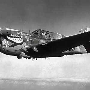 Curtiss P-40K Warhawk “Rhapsody in Rivets” of the 78th FS, 15th FG, Midway Atoll, April 1943