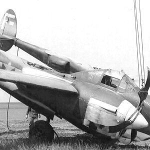 Lockheed P-38J Lightning s/n. 42-67980 code 5Y-F of the 384th FS, 364th FG, Honington 1944