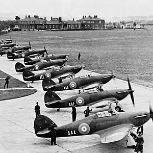 Hurricane Mk.I  of no. 111 Squadron RAF, Northolt 1938 (4)