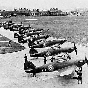 Hurricane Mk.I  of no. 111 Squadron RAF, Northolt 1938 (3)
