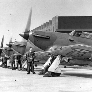 Hurricane Mk.I  s/n. L1558 of no. 111 Squadron RAF, Northolt